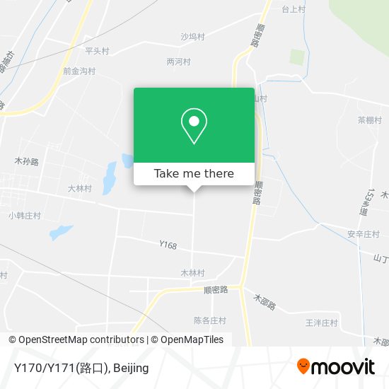 Y170/Y171(路口) map
