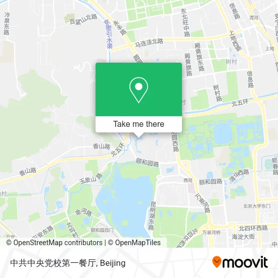 中共中央党校第一餐厅 map