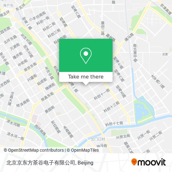 北京京东方茶谷电子有限公司 map