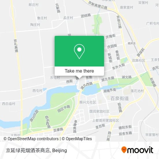 京延绿苑烟酒茶商店 map