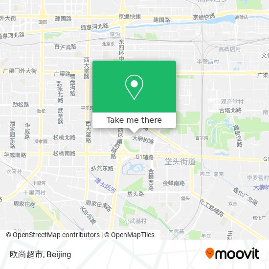 欧尚超市 map