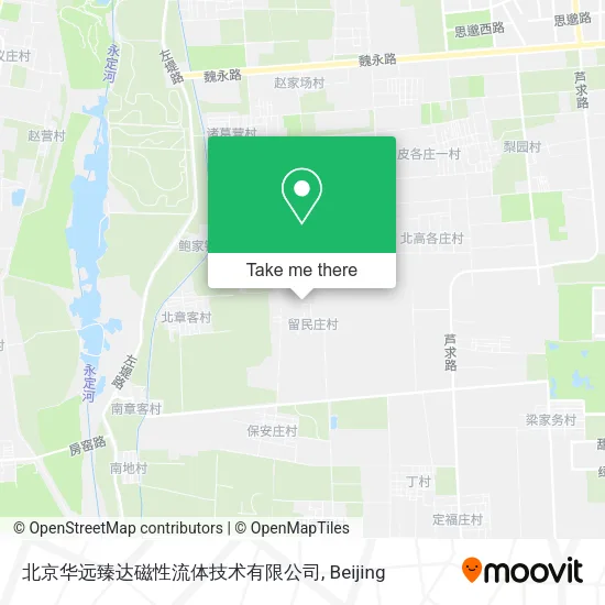 北京华远臻达磁性流体技术有限公司 map