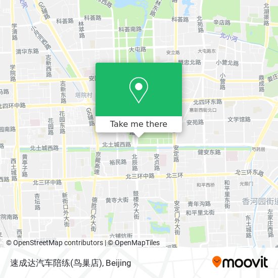 速成达汽车陪练(鸟巢店) map