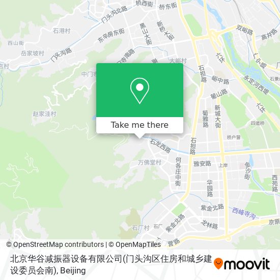 北京华谷减振器设备有限公司(门头沟区住房和城乡建设委员会南) map