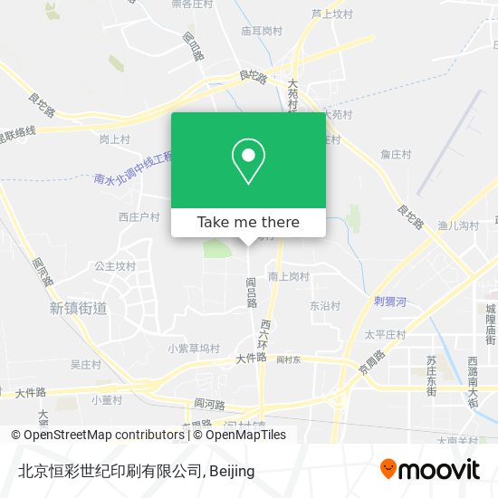 北京恒彩世纪印刷有限公司 map