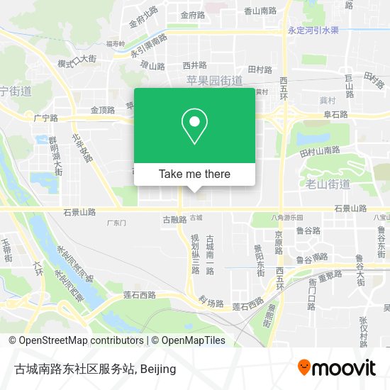 古城南路东社区服务站 map