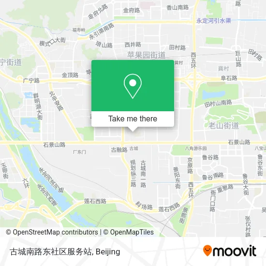 古城南路东社区服务站 map