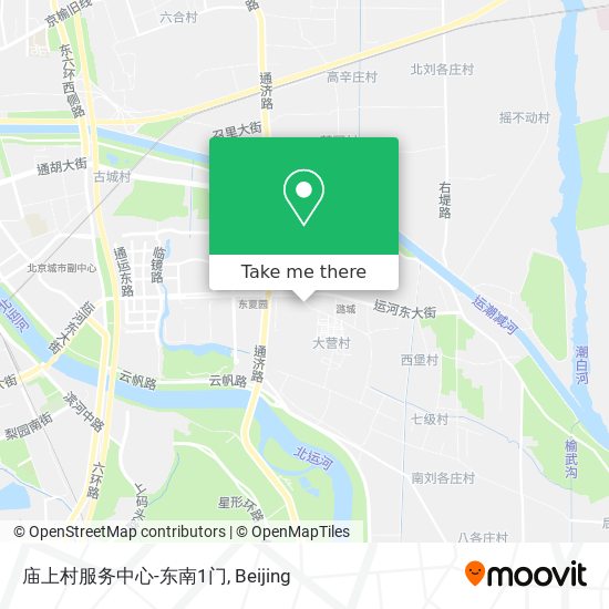 庙上村服务中心-东南1门 map
