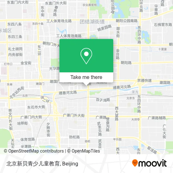 北京新贝青少儿童教育 map