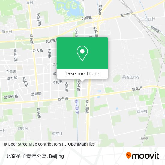 北京橘子青年公寓 map