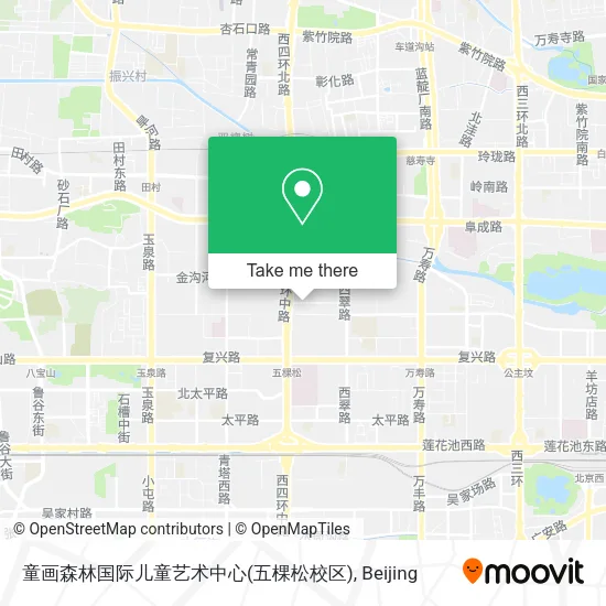 童画森林国际儿童艺术中心(五棵松校区) map