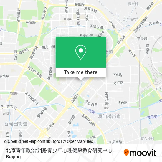 北京青年政治学院-青少年心理健康教育研究中心 map