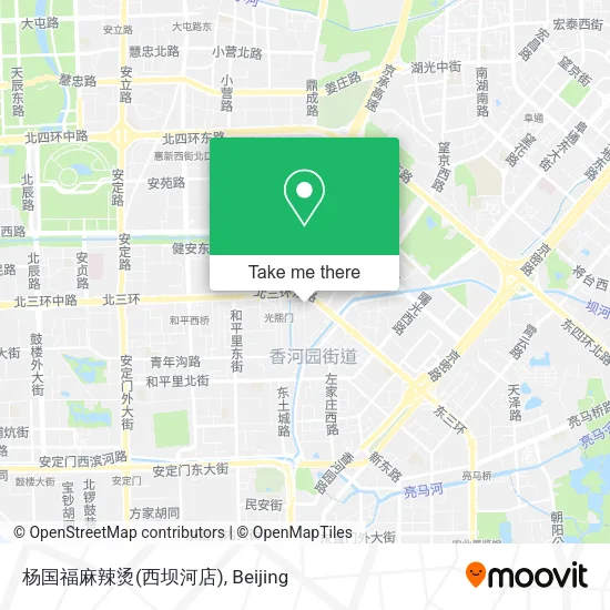 杨国福麻辣烫(西坝河店) map