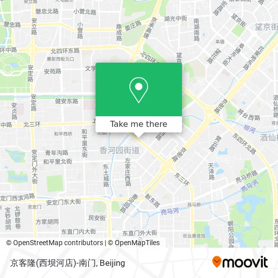 京客隆(西坝河店)-南门 map