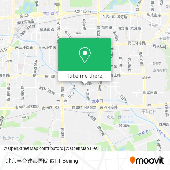 北京丰台建都医院-西门 map