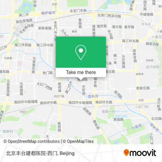北京丰台建都医院-西门 map