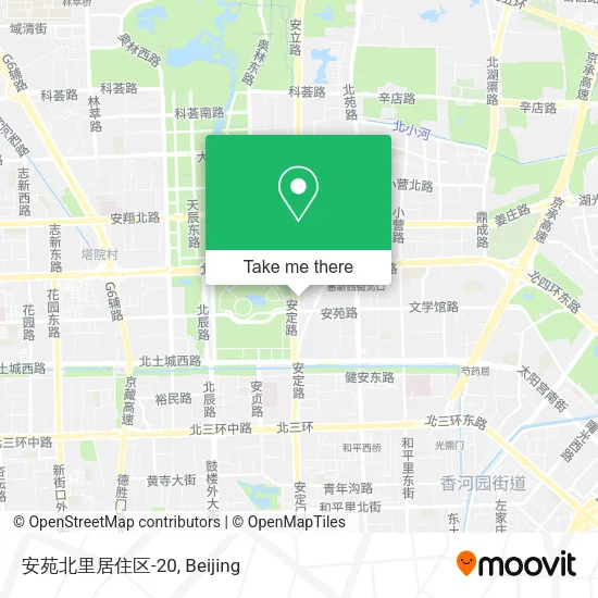 安苑北里居住区-20 map