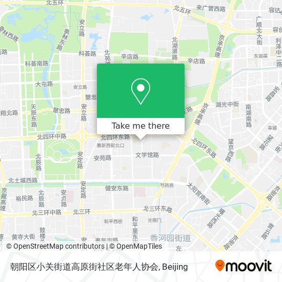 朝阳区小关街道高原街社区老年人协会 map