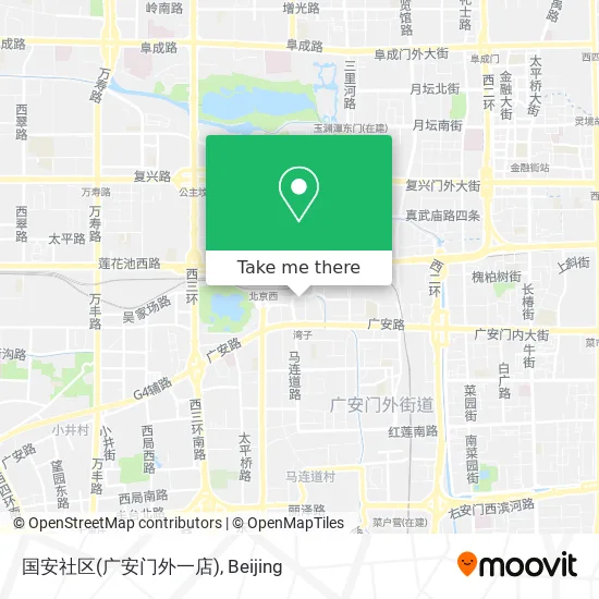 国安社区(广安门外一店) map