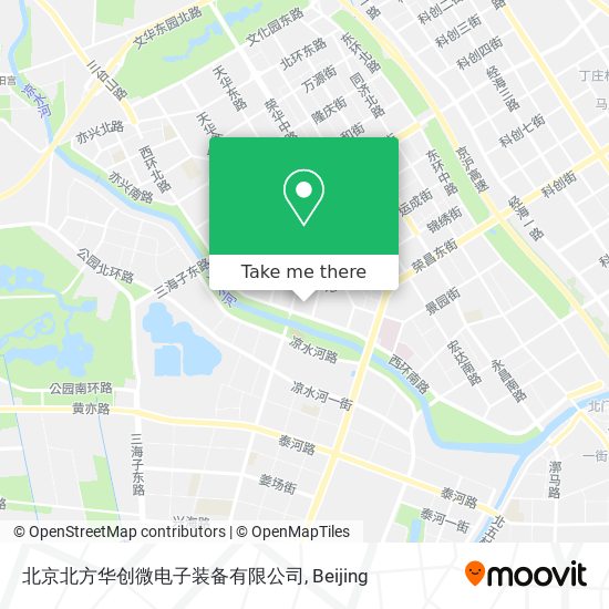 北京北方华创微电子装备有限公司 map