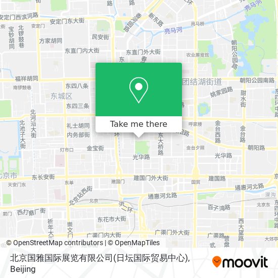 北京国雅国际展览有限公司(日坛国际贸易中心) map