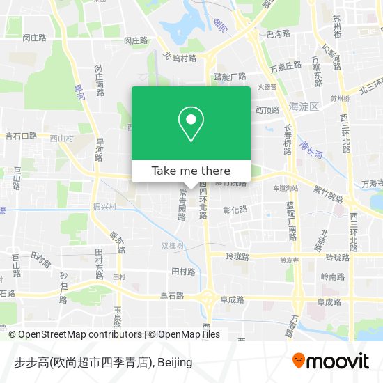 步步高(欧尚超市四季青店) map