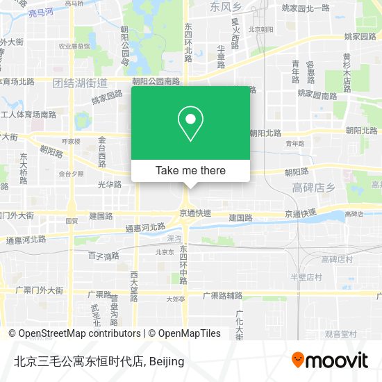 北京三毛公寓东恒时代店 map