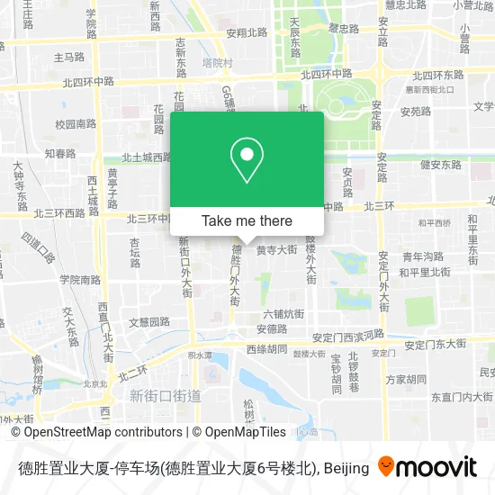 德胜置业大厦-停车场(德胜置业大厦6号楼北) map