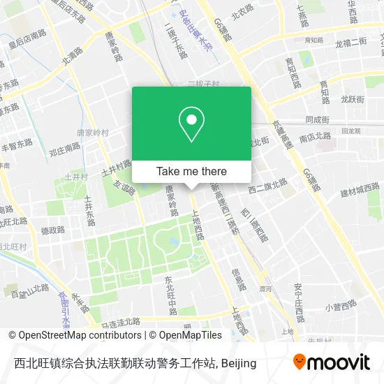 西北旺镇综合执法联勤联动警务工作站 map