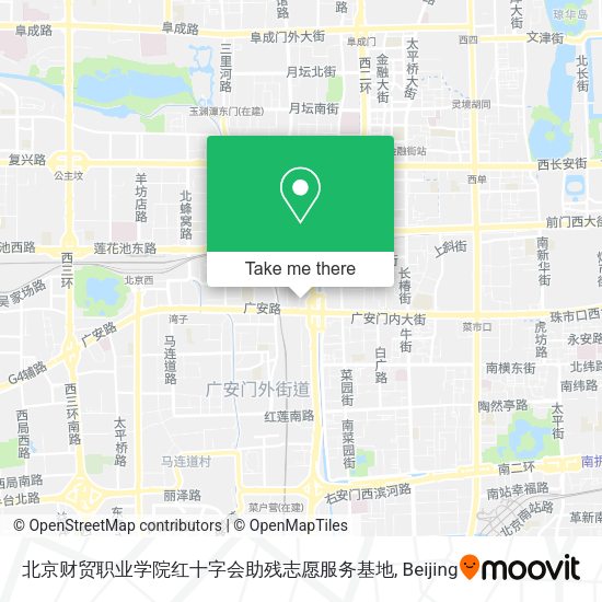 北京财贸职业学院红十字会助残志愿服务基地 map