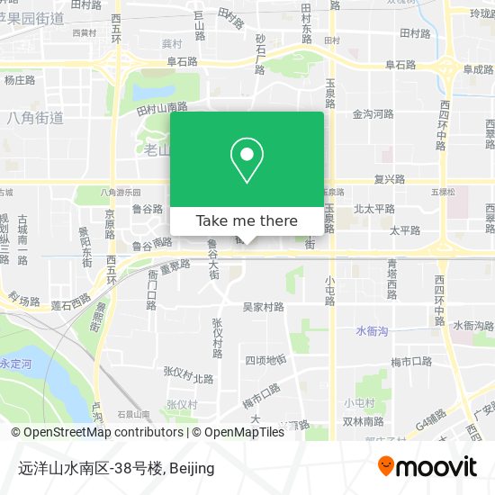 远洋山水南区-38号楼 map