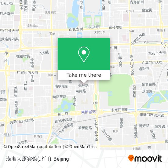 潇湘大厦宾馆(北门) map