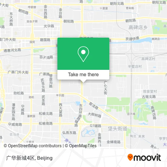 广华新城4区 map