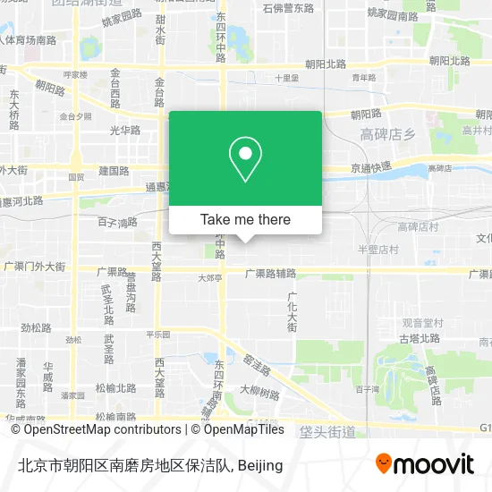 北京市朝阳区南磨房地区保洁队 map