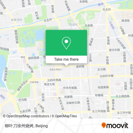 柳叶刀徐州烧烤 map