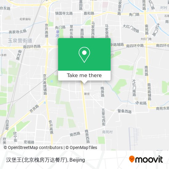 汉堡王(北京槐房万达餐厅) map