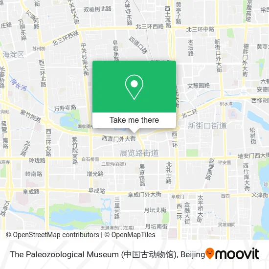 The Paleozoological Museum (中国古动物馆) map