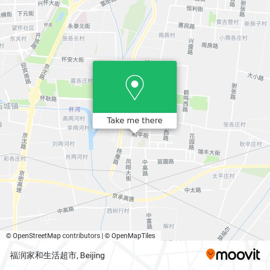 福润家和生活超市 map