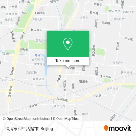 福润家和生活超市 map