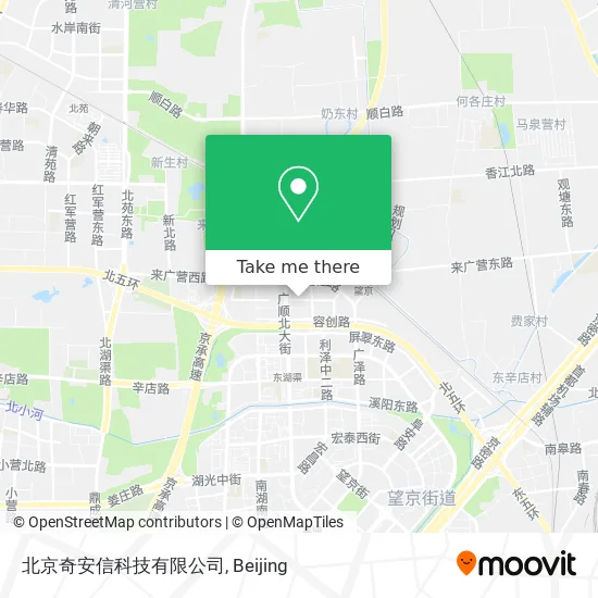 北京奇安信科技有限公司 map