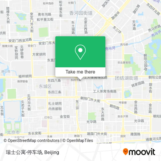 瑞士公寓-停车场 map