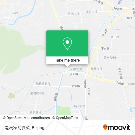 老杨家清真菜 map