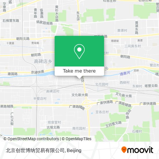 北京创世博纳贸易有限公司 map