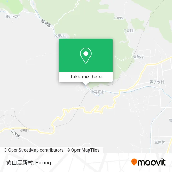 黄山店新村 map