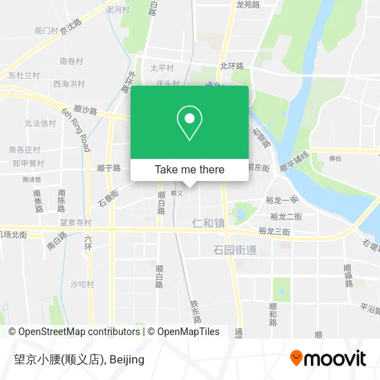 望京小腰(顺义店) map