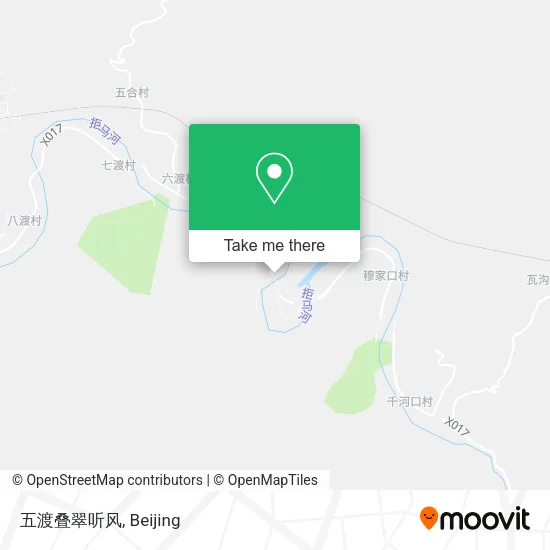 五渡叠翠听风 map