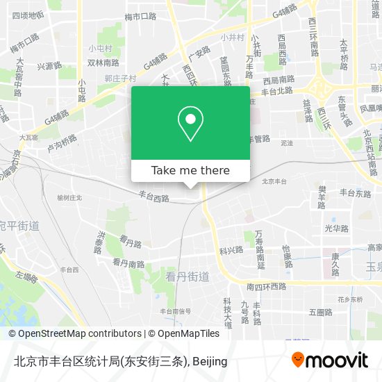 北京市丰台区统计局(东安街三条) map