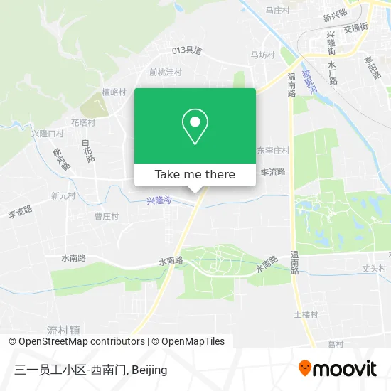 三一员工小区-西南门 map