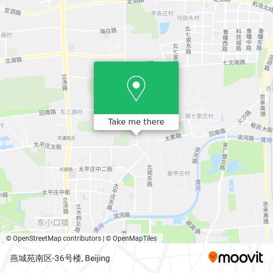 燕城苑南区-36号楼 map