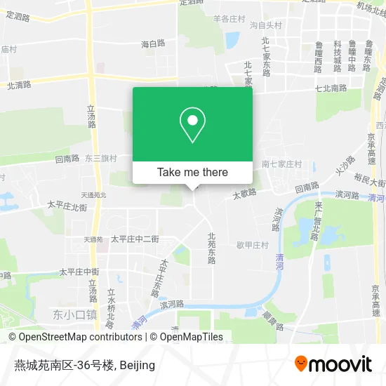 燕城苑南区-36号楼 map